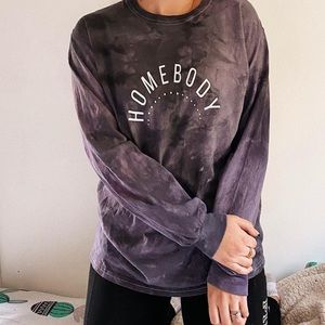 Dark Tie Dye Long Sleeve